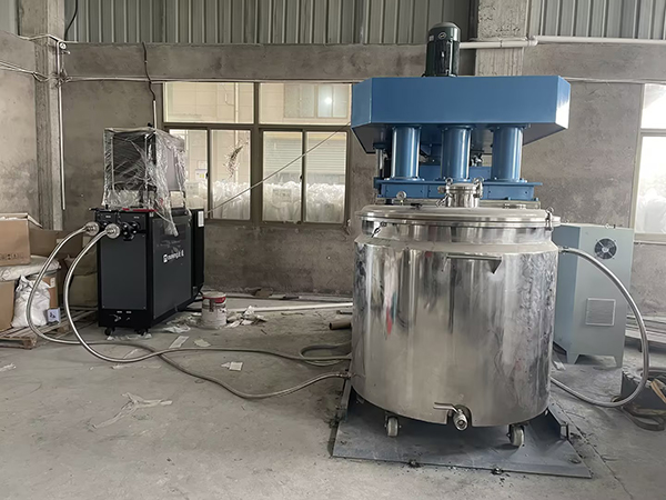 仿石漆生產(chǎn)物料混合反應(yīng)釜專用油溫機